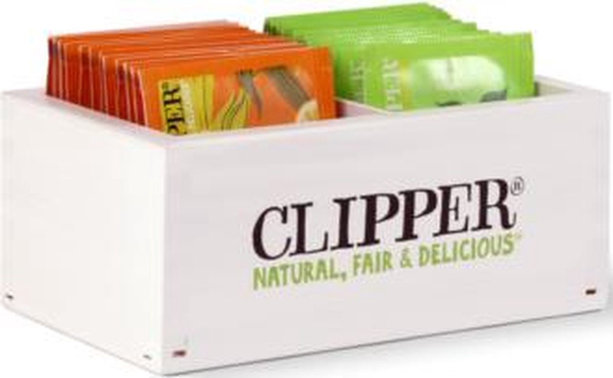 Clipper Tea - open theekist 2-vaks - Niet gevuld