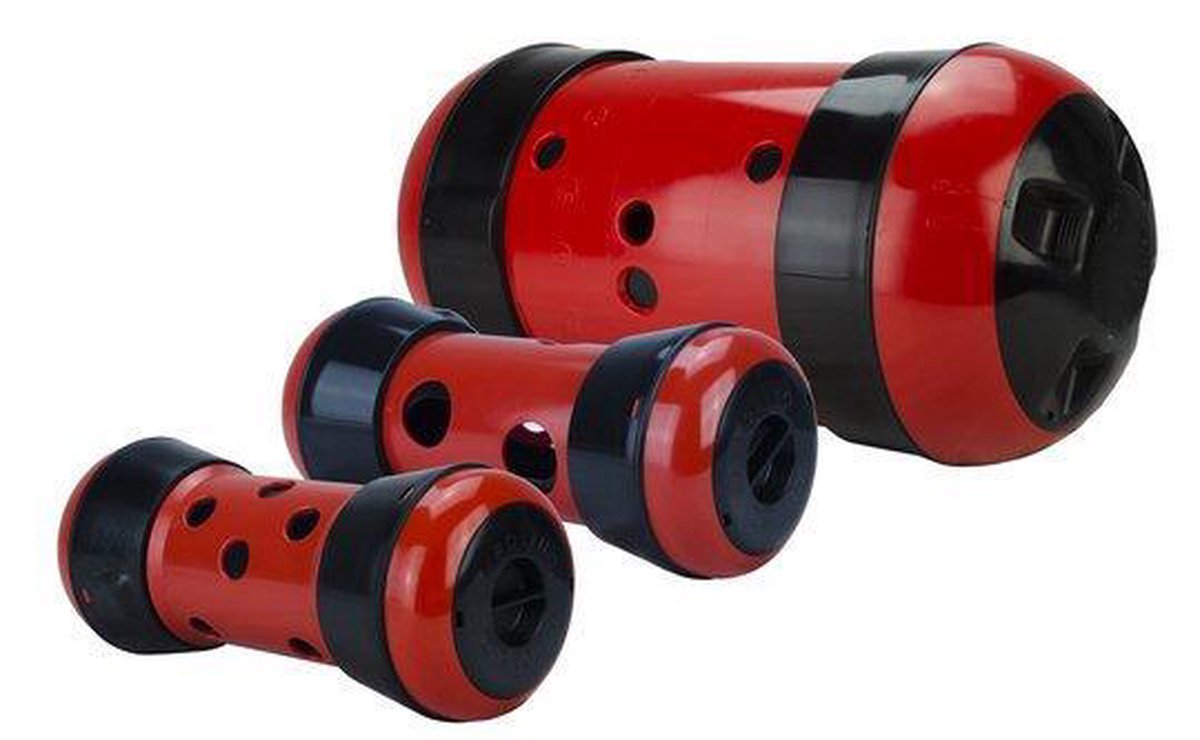 Pipolino grote hond - mobiele voerdispenser Rood / zwart