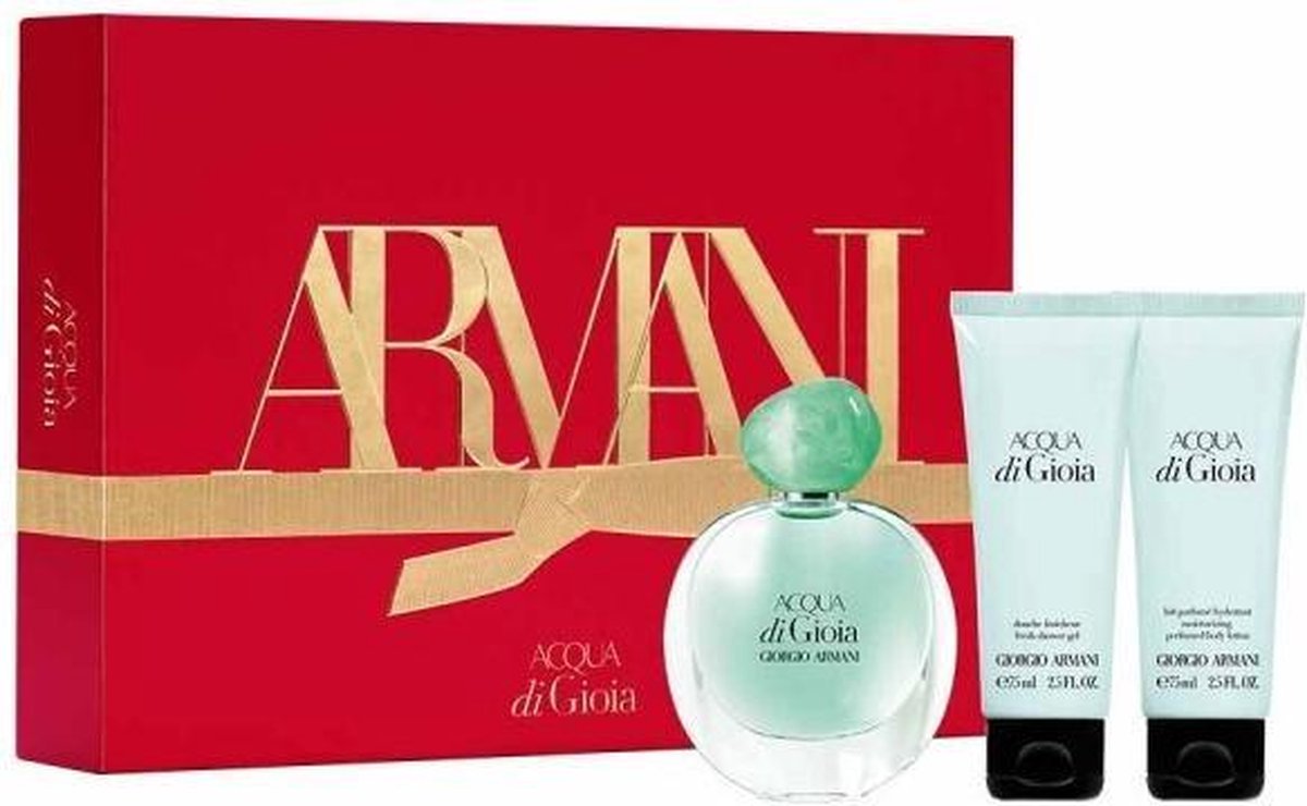Acqua Di Gioia - Edp 50 Ml + Tělové Mléko 75 Ml + Sprchový Gel 75 Ml