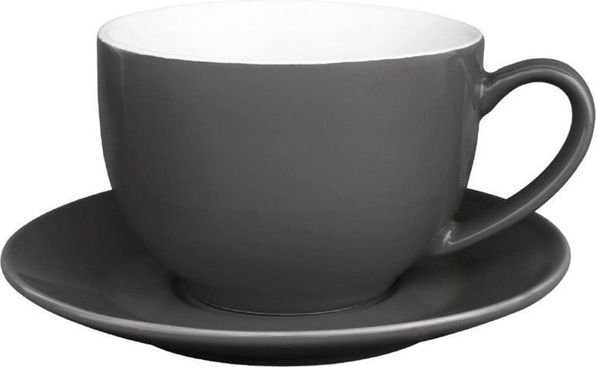Olympia cappuccino kop grijs 34cl