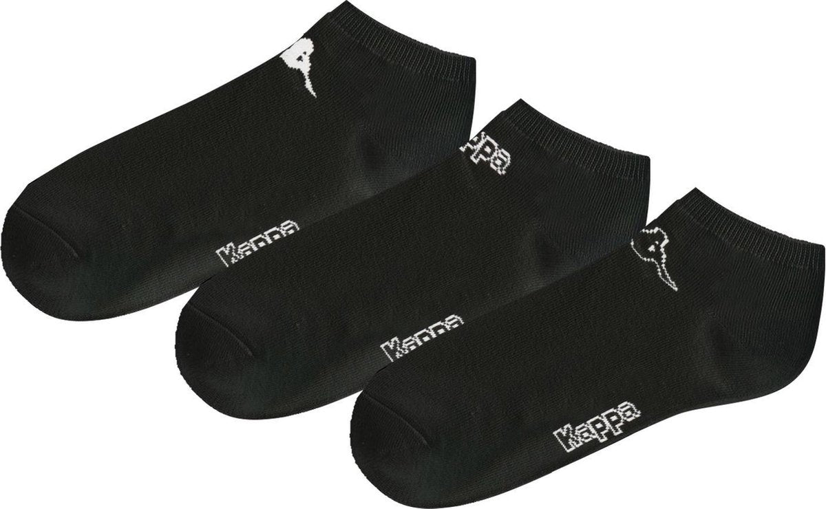 Kappa - Logo Trex 3-Pack - Zwart - Algemeen - maat  43 - 46