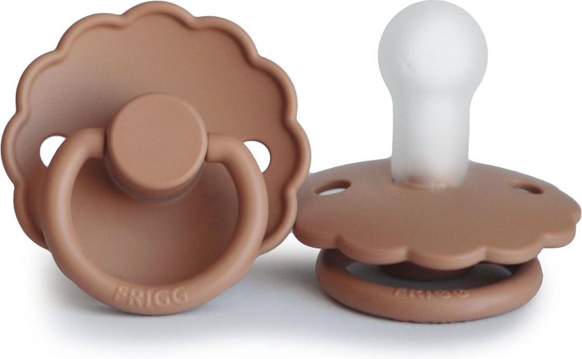 FRIGG DAISY (PEACH BRONZE)|T1|SILICONEN|SPEEN|PACIFIER|MUSTHAVE|NEWDESIGN|