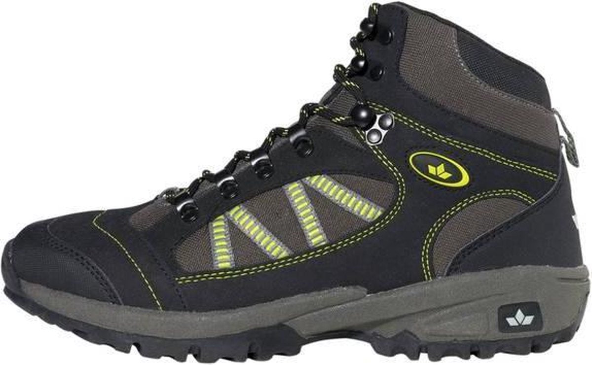 Lico Wandelschoen zwart/grijs/groen high top maat 44