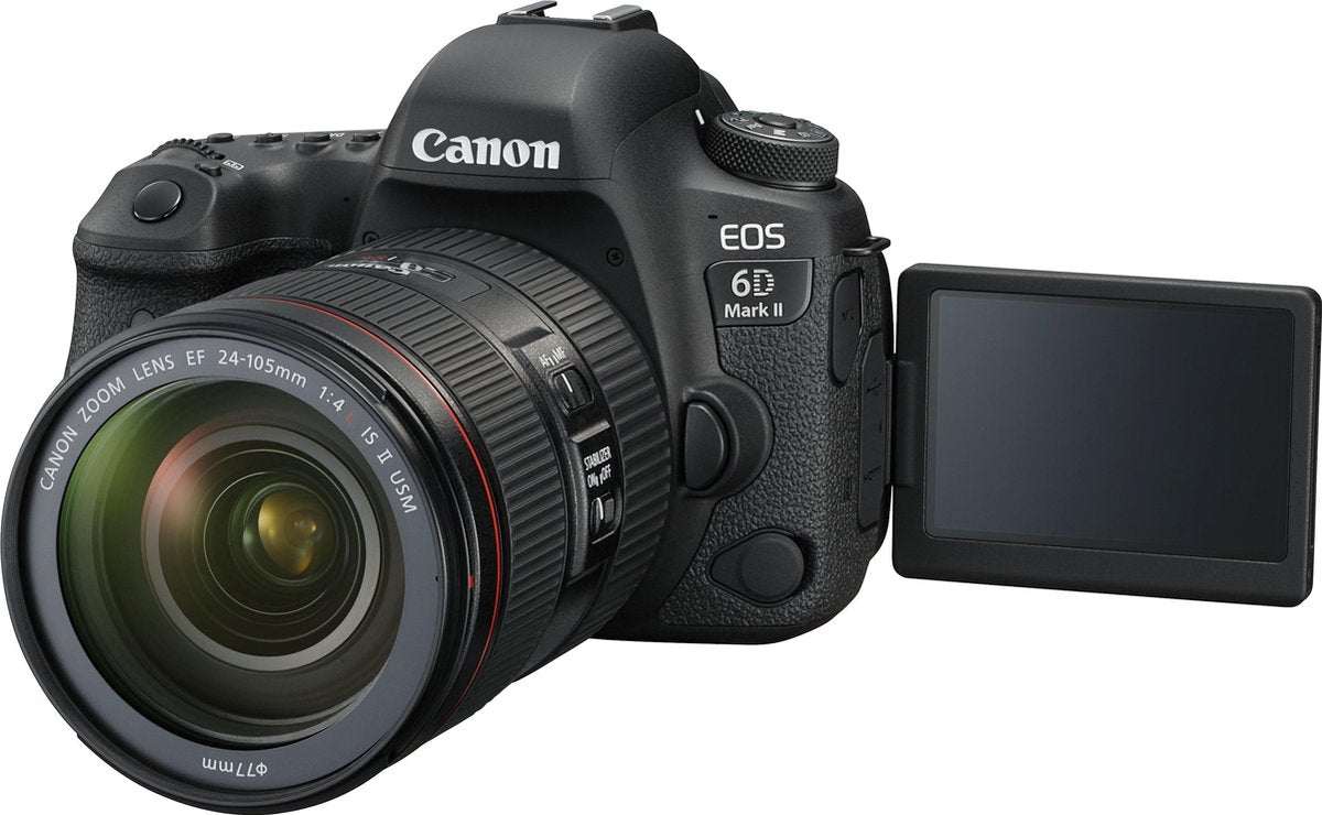 Canon EOS 6D Mark II + 24-105mm STM - Zwart