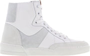 Tango | Brooke 8-b white leather high sneaker - white sole | Maat: 38