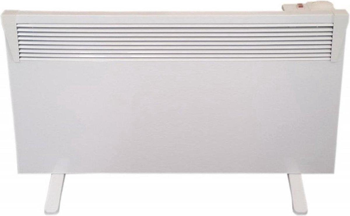 Handzame Electrische verwarming convector 1500 Watt met thermostaat en voetsteunen
