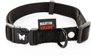 Martin sellier halsband voor hond nylon zwart verstelbaar 20 mmx40-55 cm