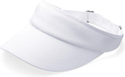 Witte sportieve zonneklep petje voor volwassenen - Katoenen verstelbare witte zonnekleppen - Dames/heren