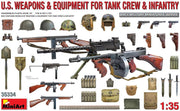 Miniart - 1/35 Us Weapons En Equipment Tank Crew En Infanry - MIN35334 - modelbouwsets