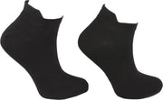 6-Pack Soga Lage Katoenen Sneaker Sokken Basic Zwart - Unisex - Maat 40-46