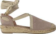 Fred de la Bretoniere 152010145 Espadrilles - Met Sleehak - Dames - Taupe - Maat 36