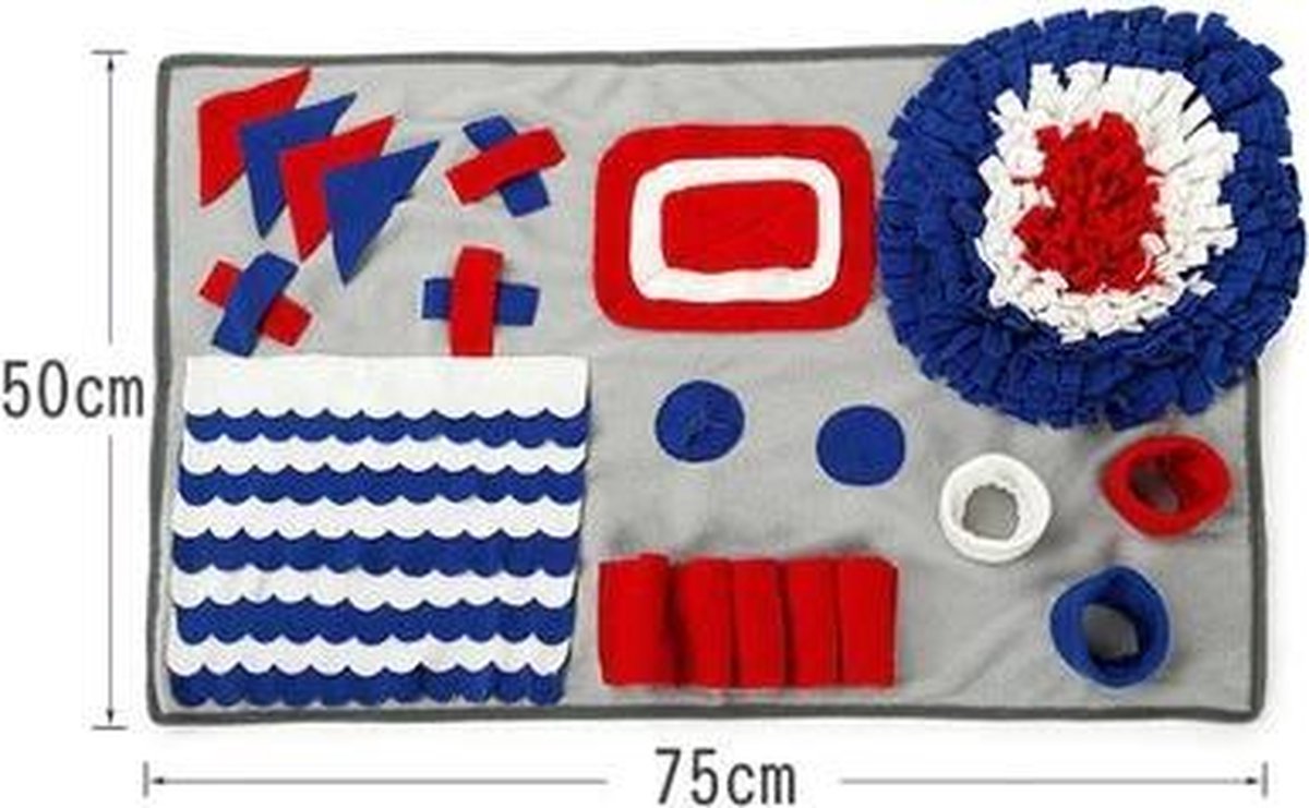 Snuffelkleed voor je hond - 50x75 cm - Ideaal voor Bench en hersenwerk