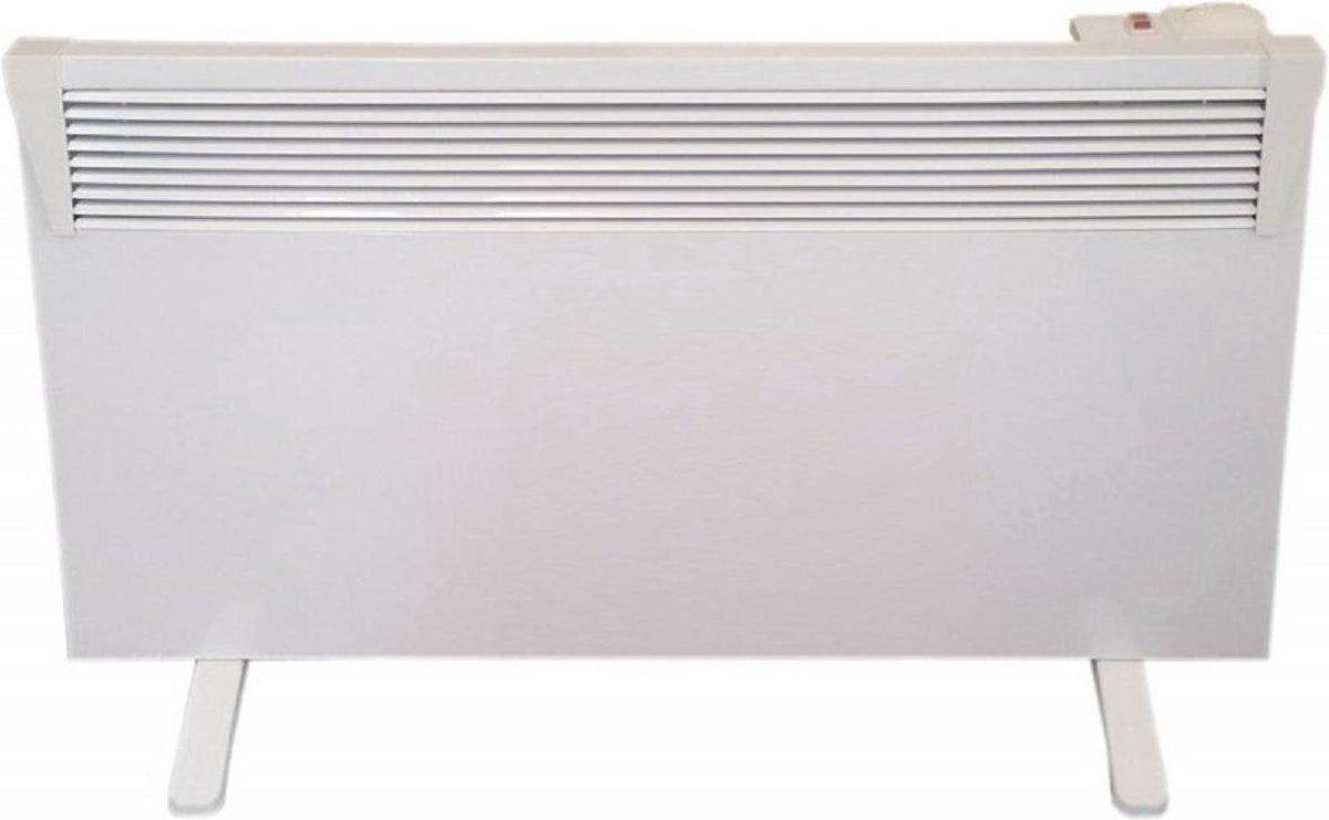 Handzame Electrische verwarming convector 1000 Watt met thermostaat en voetsteunen
