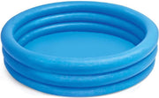 Zwembad rond afm. 168x38cm 3ringen opblaasbaar kleur blauw