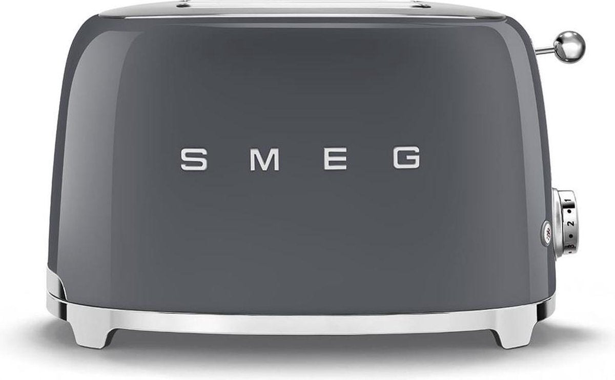 SMEG- Broodrooster 2x2- Leigrijs - TSF01GREU