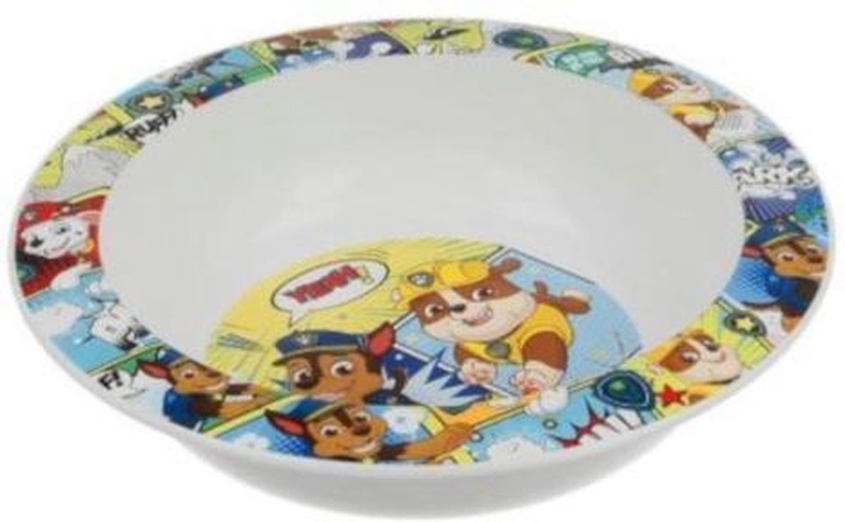 Nickelodeon Schaaltje Paw Patrol Junior 16 X 4 Cm Wit