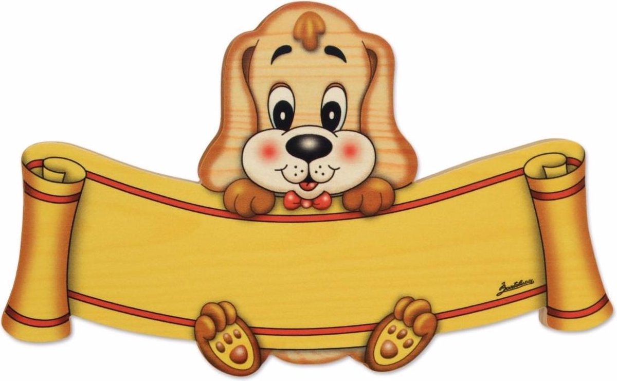 Naambord hond 17