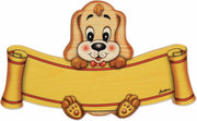 Naambord hond 17