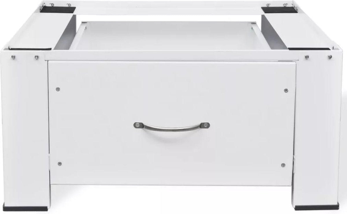 Voetstuk Wasmachine verhoger - Kast met lade Wit