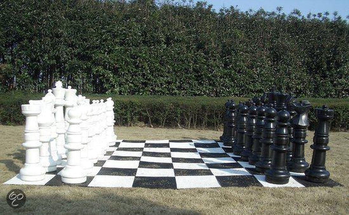 Tuin Schaken Groot - 90 cm hoog - Kunststof