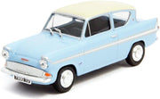 Ford Anglia MKI Lichtblauw / Wit 1:43 Cararama