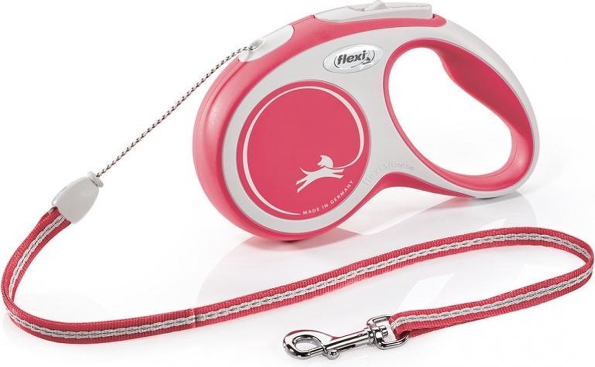 Flexi new comfort touw Rood S/5M