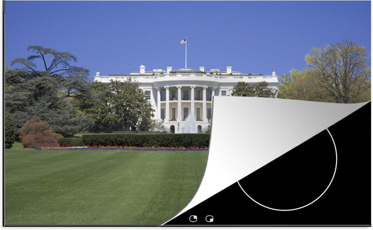 Luxe inductie beschermer Washington - 78x52 cm - Witte Huis gazon Washington DC  - inductiebeschermer
