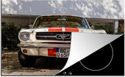 Inductie beschermer - Ford Mustang - Wit - Rood - 80x52 cm - inductiebeschermer