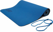 Inq Yogamat Met Draagriem 5 Millimeter Tpe Grijs/Blauw