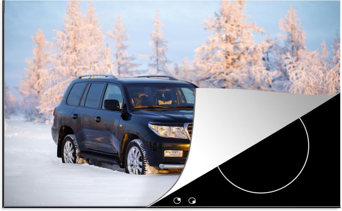 Inductie beschermer - Toyota - Zwart - Sneeuw - 78x52 cm - inductiebeschermer