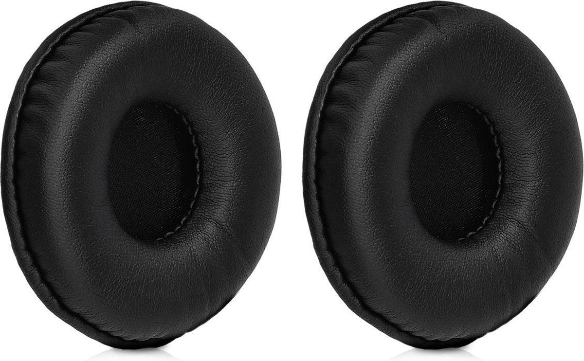 kwmobile 2x oorkussens voor AKG N60NC Wireless koptelefoons - imitatieleer - voor over-ear-koptelefoon - zwart