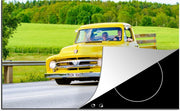 Inductie beschermer - Ford F100 - Geel - Auto - 80x52 cm - inductiebeschermer