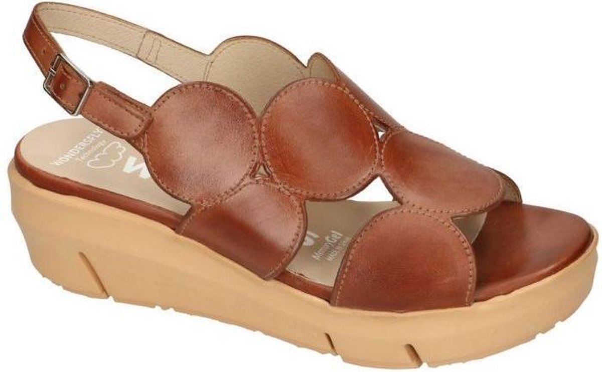 Wonders -Dames -  bruin - sandalen - maat 39