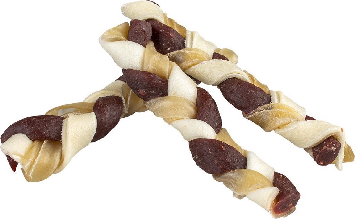 Twist 'n roll twisters rund -12.5 cm - 3 stuks - snack voor de hond