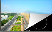 Luxe inductie beschermer Chennai - 80x52 cm - Stranden in stad Chennai  - inductiebeschermer