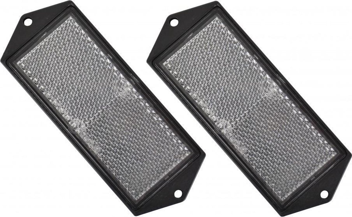 Carpoint Reflector Wit 104x40mm 2 Stuks