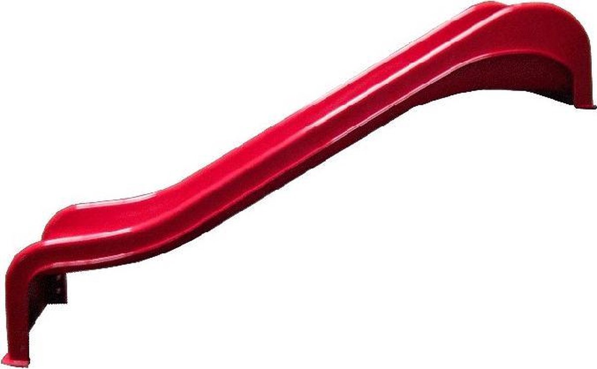 Polyester Glijbaan voor platformhoogte 50 cm Openbaar Gebruik Rood
