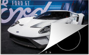 Inductie beschermer - Ford GT - Wit - Koplampen - 78x52 cm - inductiebeschermer