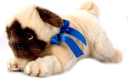 Bicolini Knuffelhond Liggende Mops Pup 26 Cm
