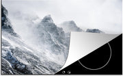 Luxe inductie beschermer IJsland  - 78x52 cm - Bergtoppen in Ijsland  - inductiebeschermer