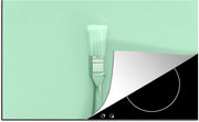 Luxe inductie beschermer Mintgroen - 80x52 cm - Mintgroene Kwast  - inductiebeschermer