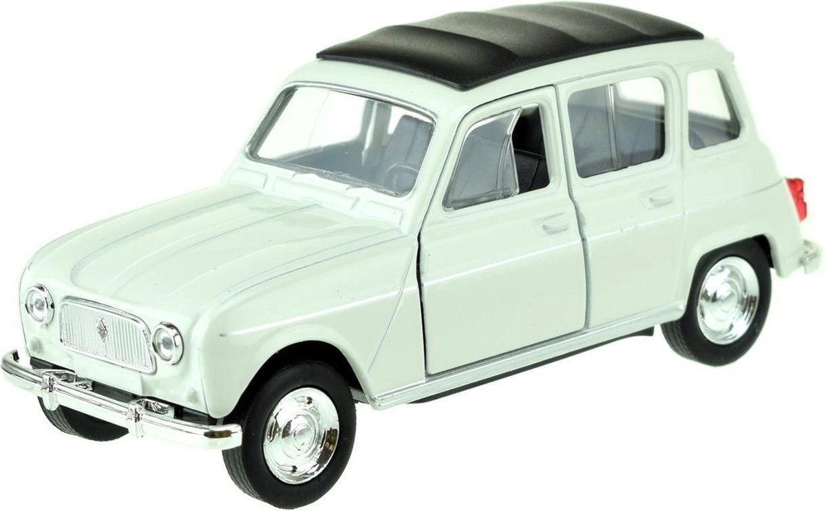 Toi-toys Auto Renault 4 Wit 10 Cm