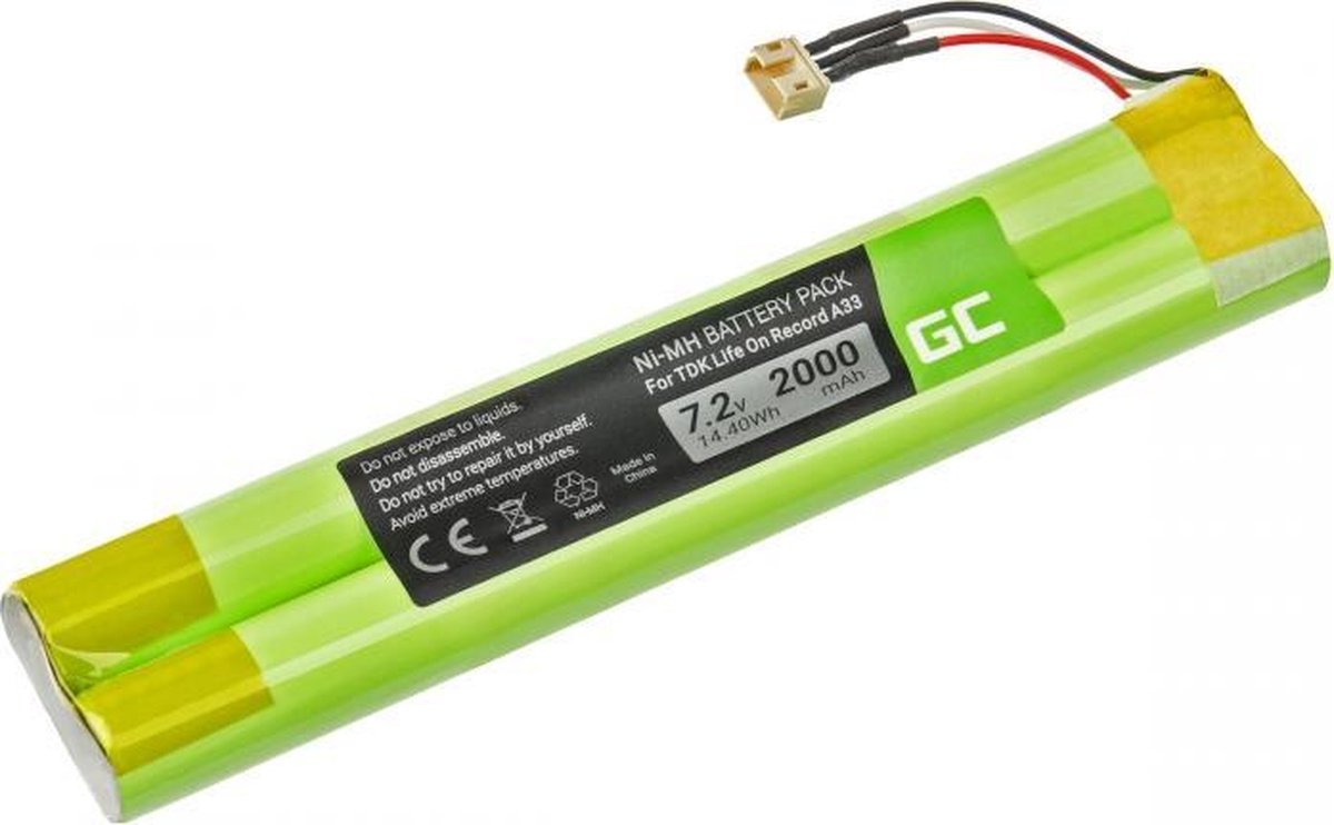 Speaker Batterij EU-BT00003000-B voor TDK Life On Record A33 A34 TREK Max
