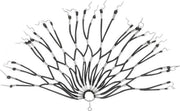 M-wave Jasbeschermer rubber net zwart