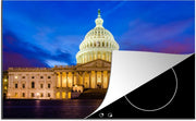 Luxe inductie beschermer Washington - 78x52 cm - Facade Capitool Washington DC  - inductiebeschermer