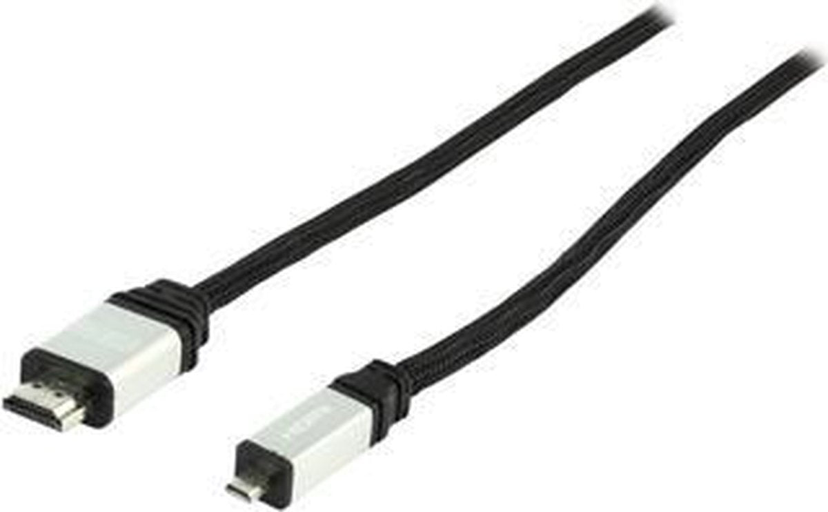 König - 1.4 High Speed HDMI naar Micro HDMI kabel - 2.50 m - Zwart