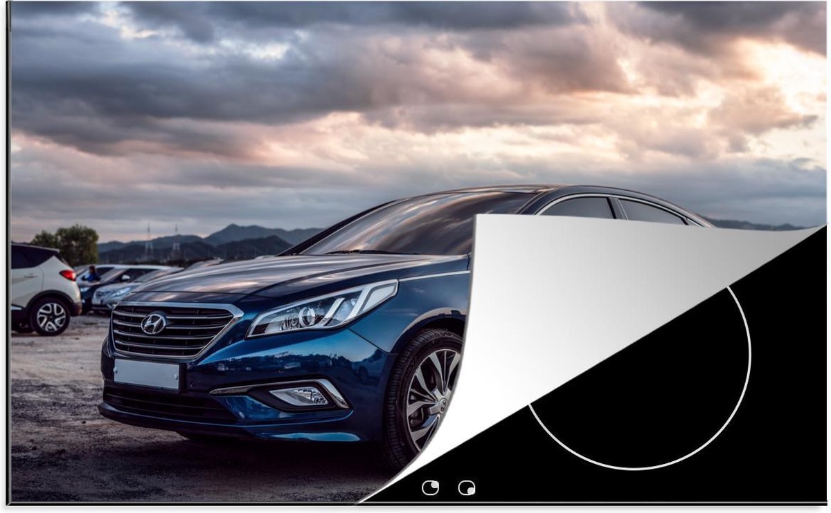 Inductie beschermer - Hyundai - Auto - Wolken - 90x52 cm - inductiebeschermer