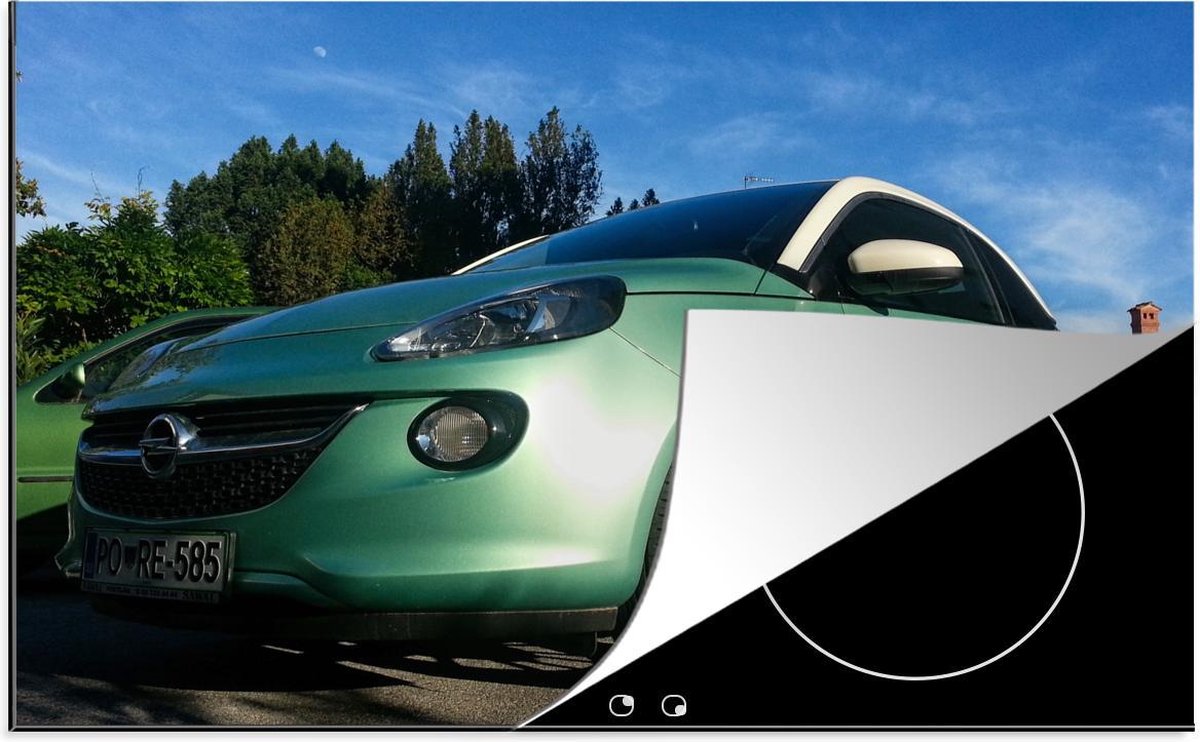 Inductie beschermer - Opel Adam - Auto - Groen - 80x52 cm - inductiebeschermer