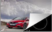 Inductie beschermer - Honda - Rood - Wolken - 78x52 cm - inductiebeschermer