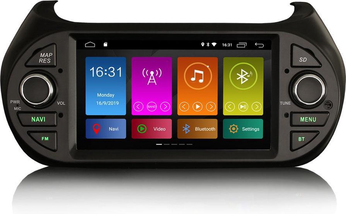 Fiat Fiorino & Fiat Qubo CarPlay autoradio | Navigatie | Android 10